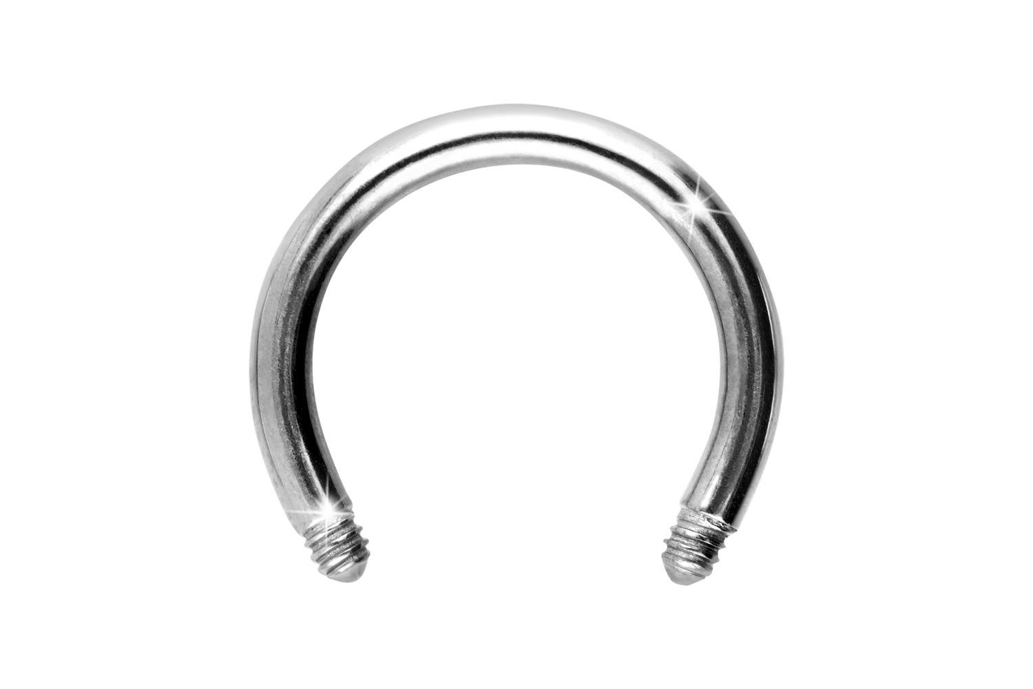 Titan Hufeisenring Piercing ohne Kugel